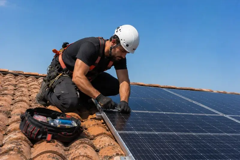 Maintenance et monitoring de panneaux solaires à Sérignan