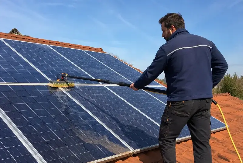 Nettoyage et entretien de panneaux solaires à Sérignan